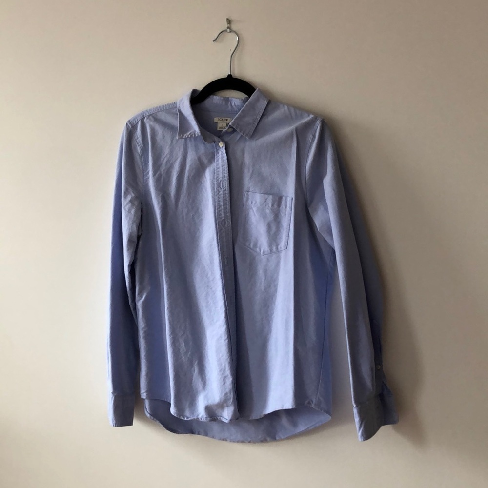 J crew factory chambray shirt size M